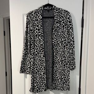 Marc New York Black and White Knit Cardigan